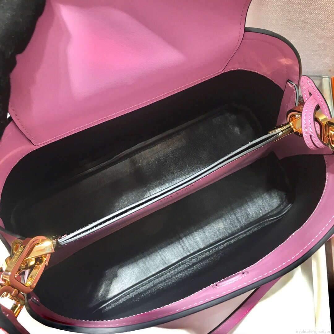 Prada 1BA282 Medium Saffiano Leather Prada Matinee Bag Pink