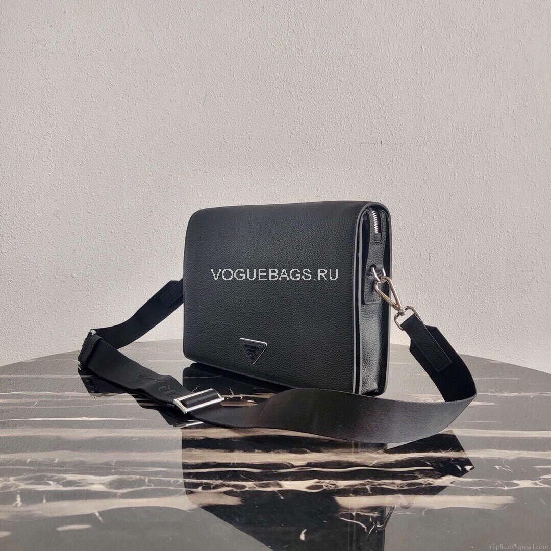 Prada 2VD012 Prada Leather Cross Body Bag Black