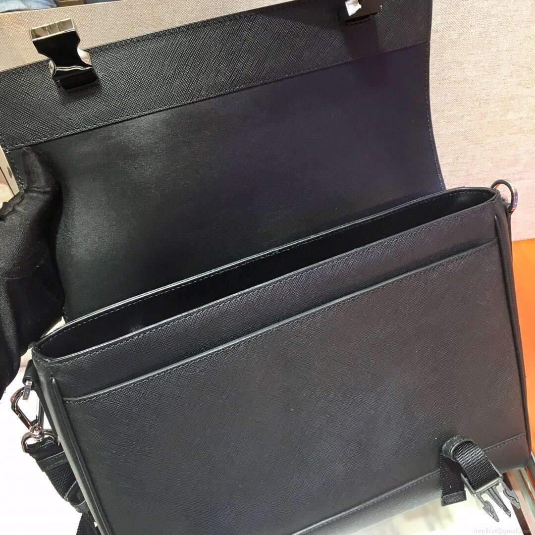 Prada 2VD018 Shoulder Bag Men Black