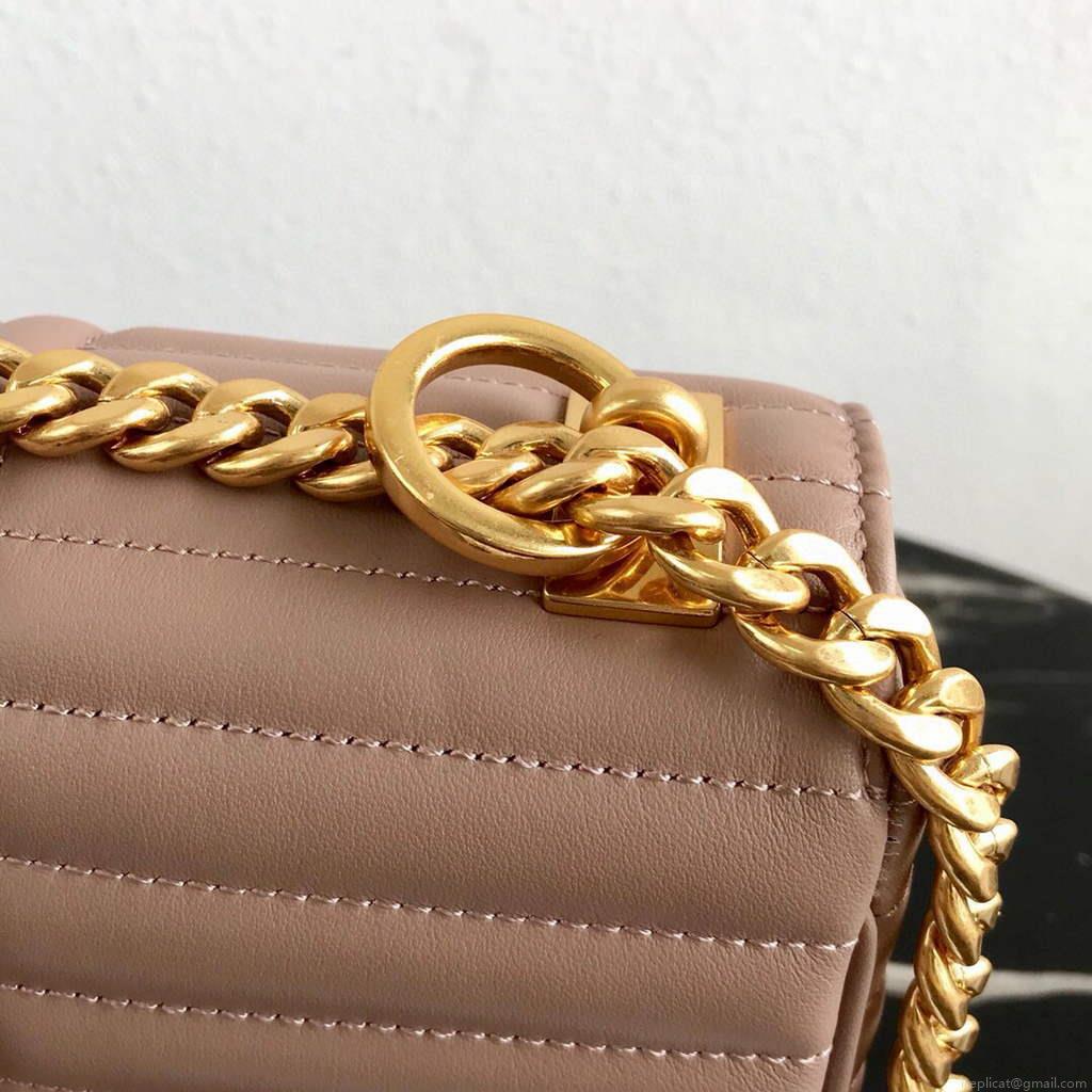 Prada 1BD108 Medium Leather Prada Diagramme Bag Apricot