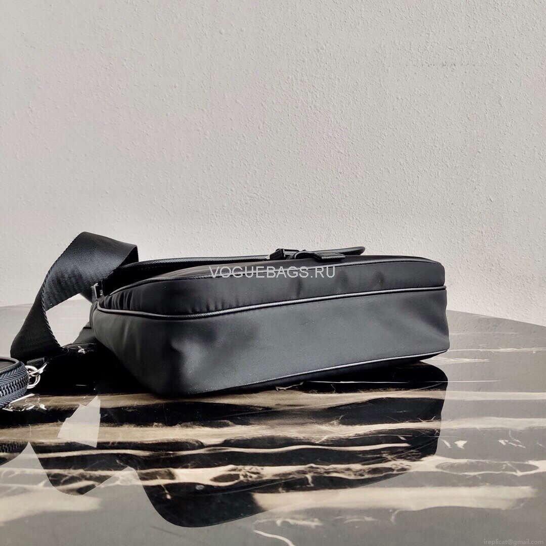 Prada 2VH110 Nylon Cross Body Bag Black