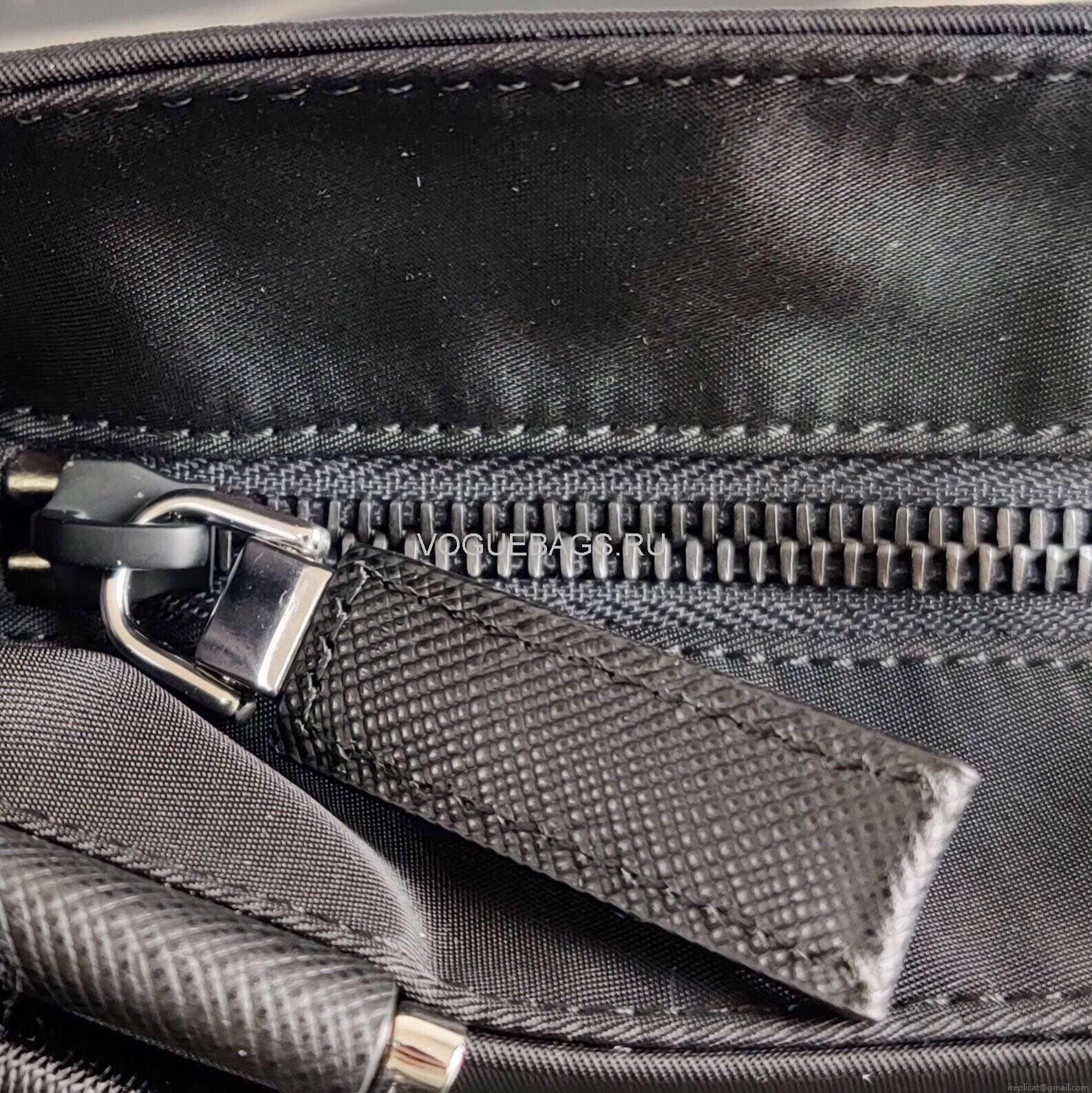Prada 2VH110 Nylon Cross Body Bag Black