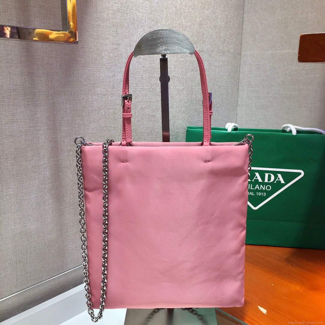 Prada 1BA252 Nylon Handbag Pink