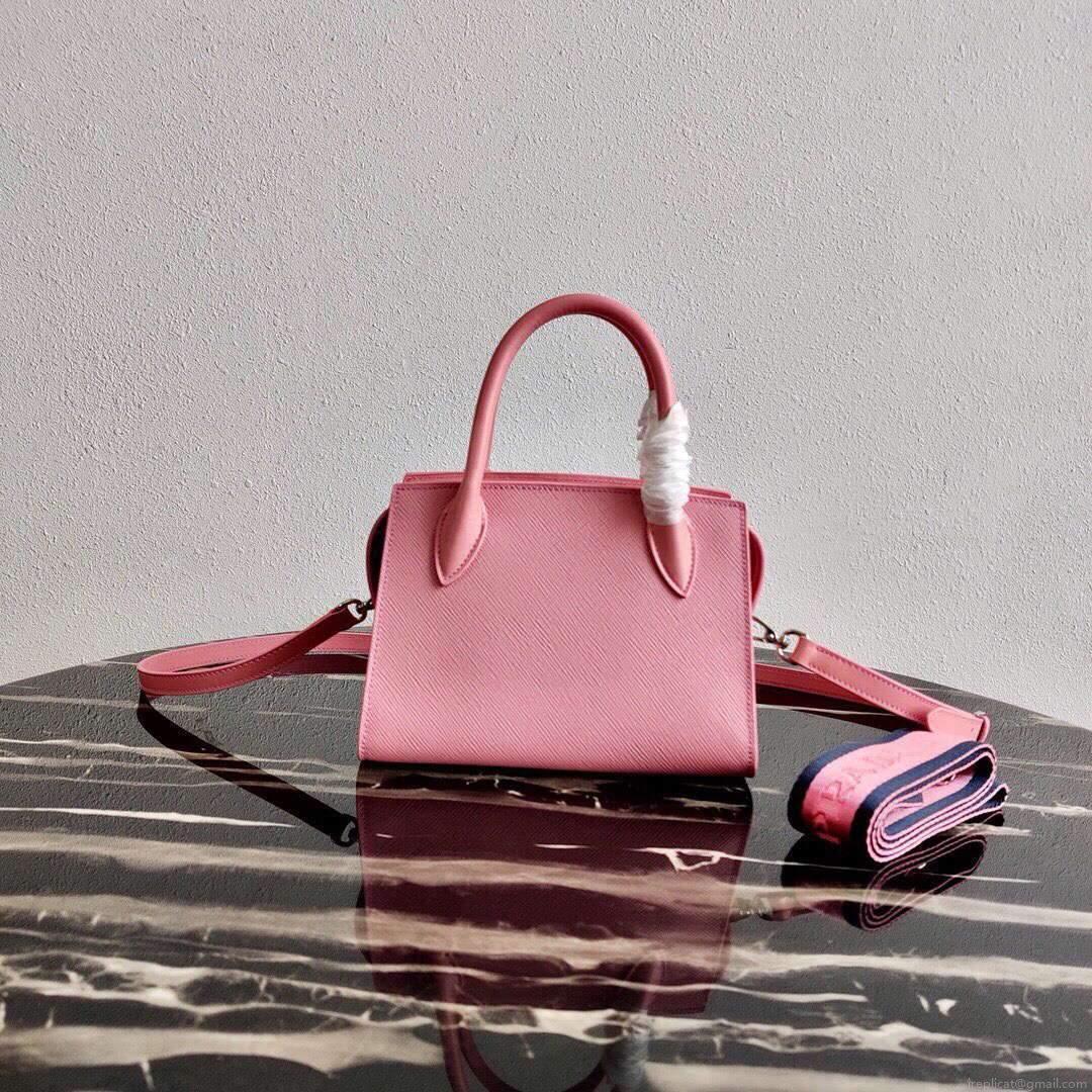 Prada 1BA269 Saffiano Leather Prada Monochrome Bag Pink