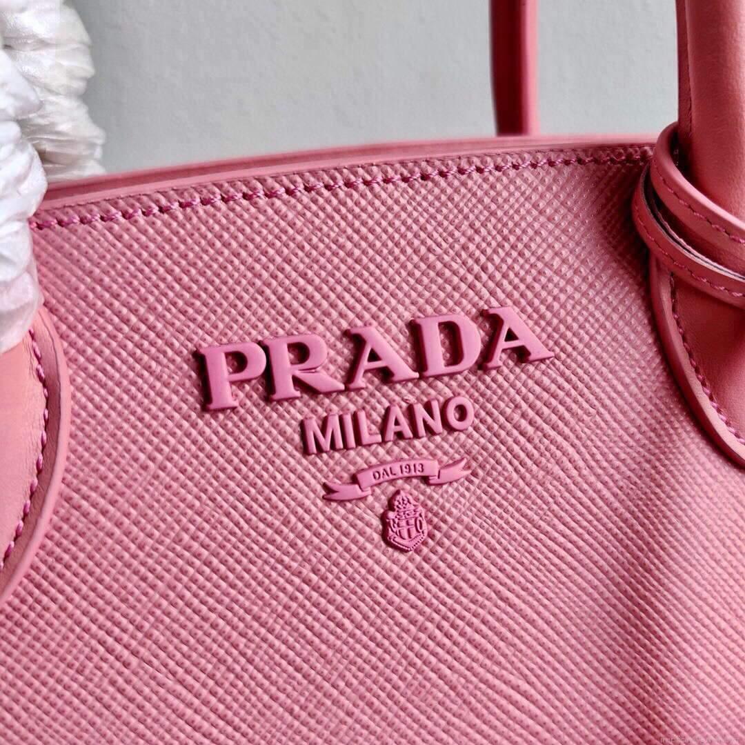 Prada 1BA269 Saffiano Leather Prada Monochrome Bag Pink