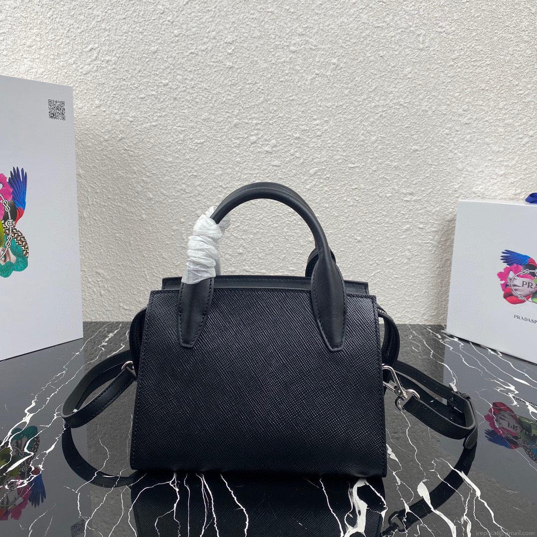 Prada 1BA269 Small Prada Kristen Saffiano bag Black