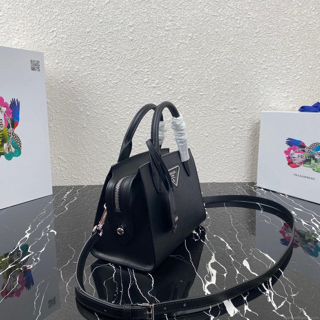 Prada 1BA269 Small Prada Kristen Saffiano bag Black