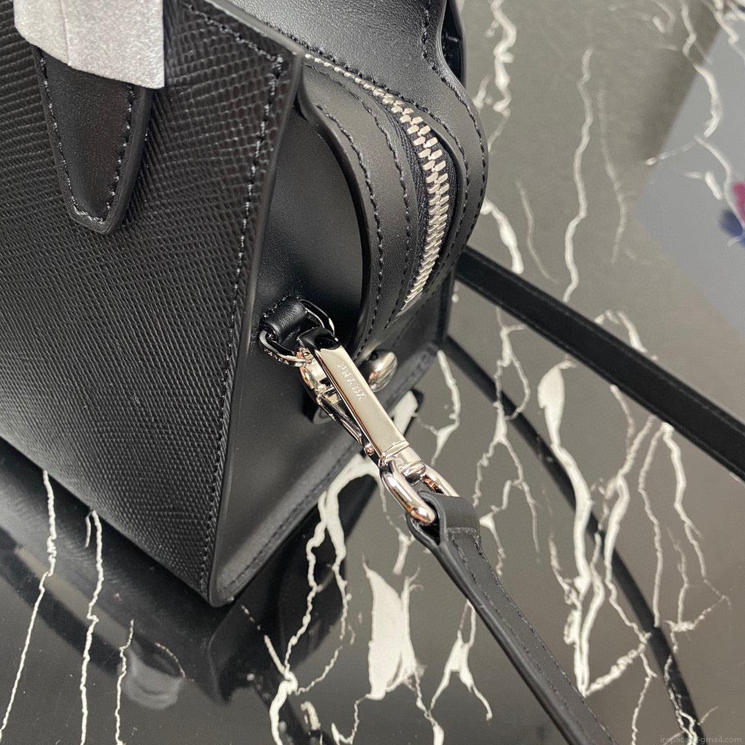 Prada 1BA269 Small Prada Kristen Saffiano bag Black
