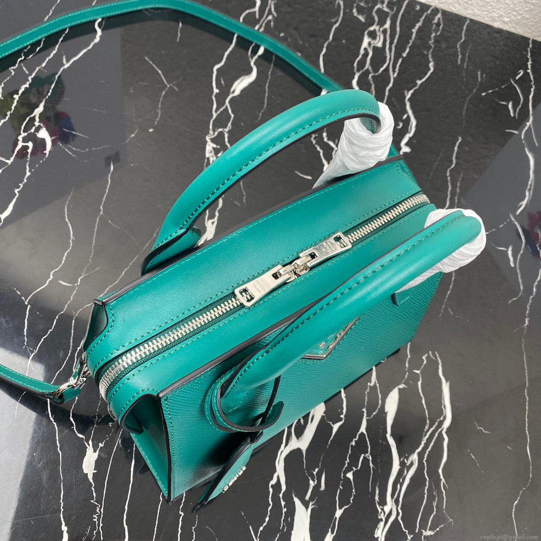 Prada 1BA269 Small Prada Kristen Saffiano bag Green