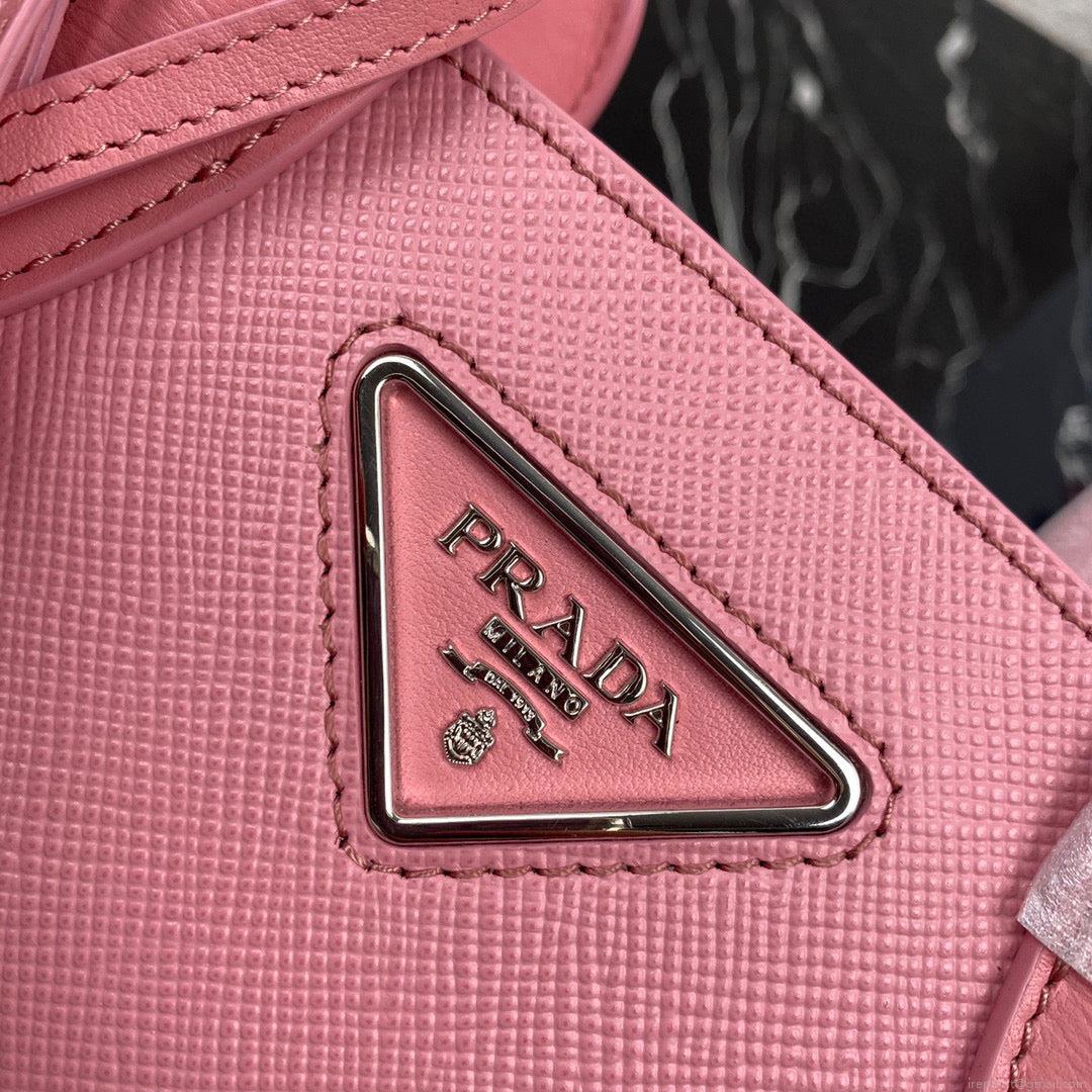 Prada 1BA269 Small Prada Kristen Saffiano bag Pink