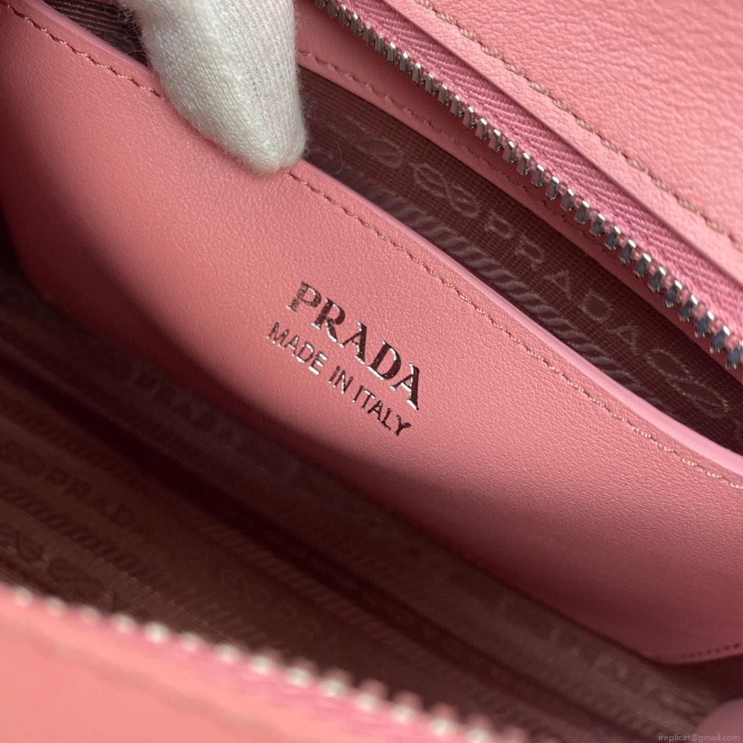 Prada 1BA269 Small Prada Kristen Saffiano bag Pink