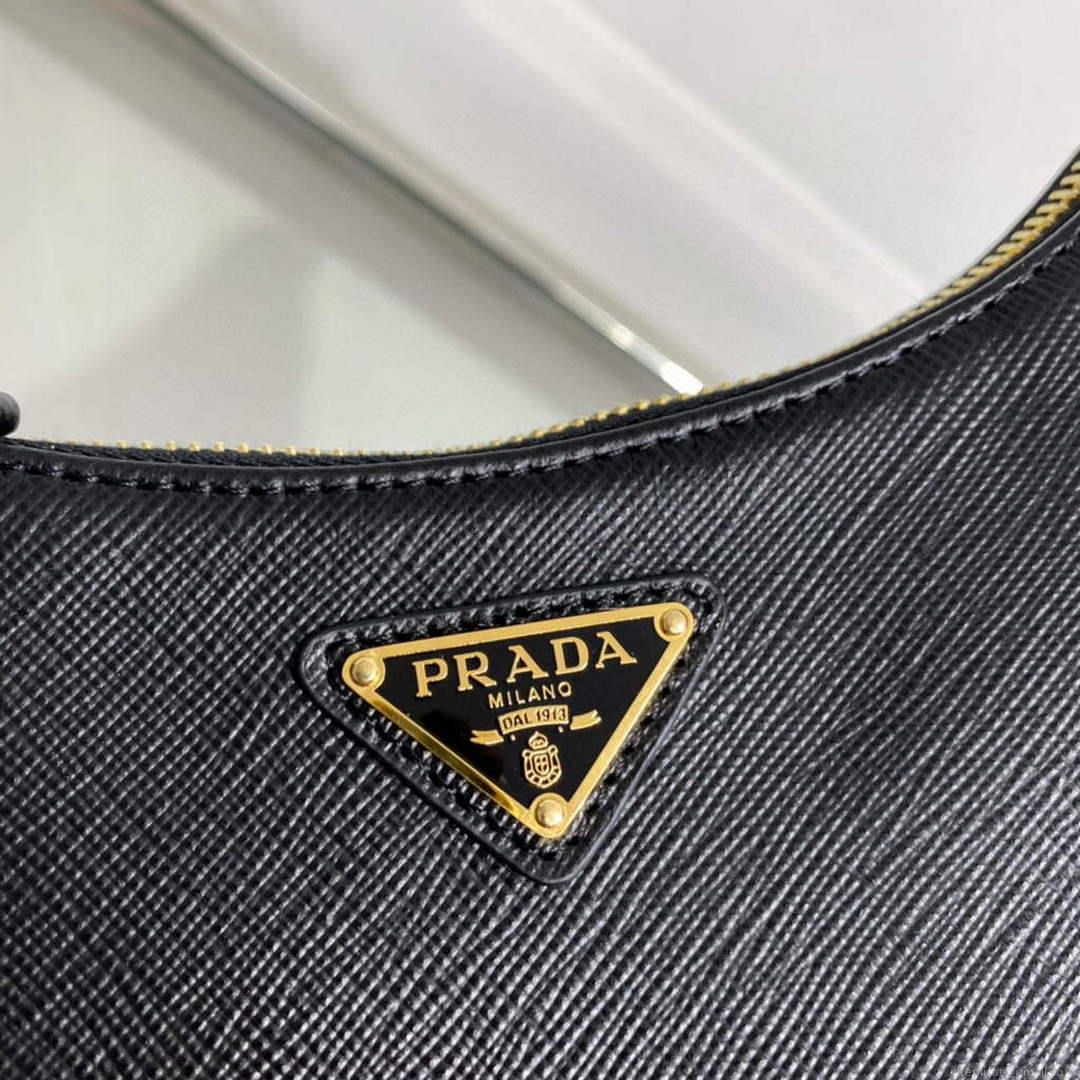 Prada 1BC204 Saffiano Leather Mini-Bag Black