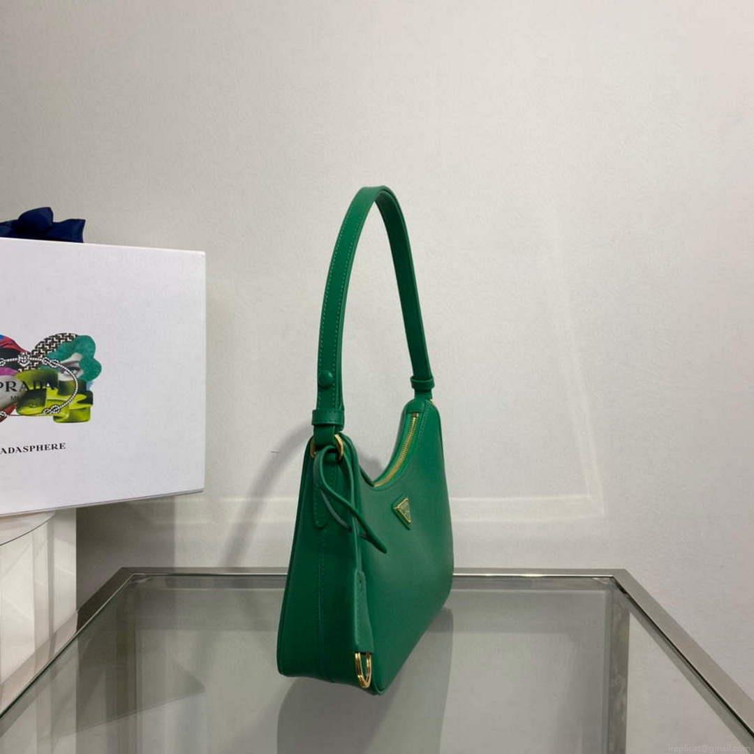 Prada 1BC204 Saffiano Leather Mini-Bag Green