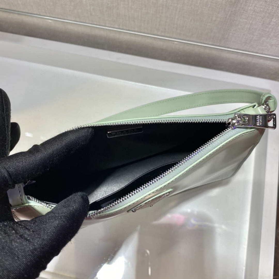 Prada 1BC155 Saffiano leather mini bag Green