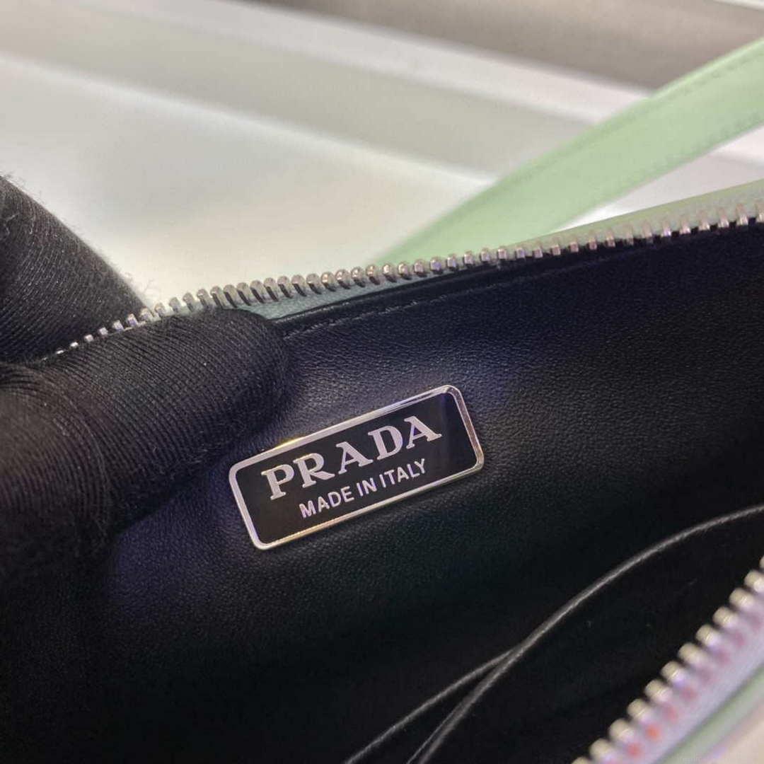 Prada 1BC155 Saffiano leather mini bag Green