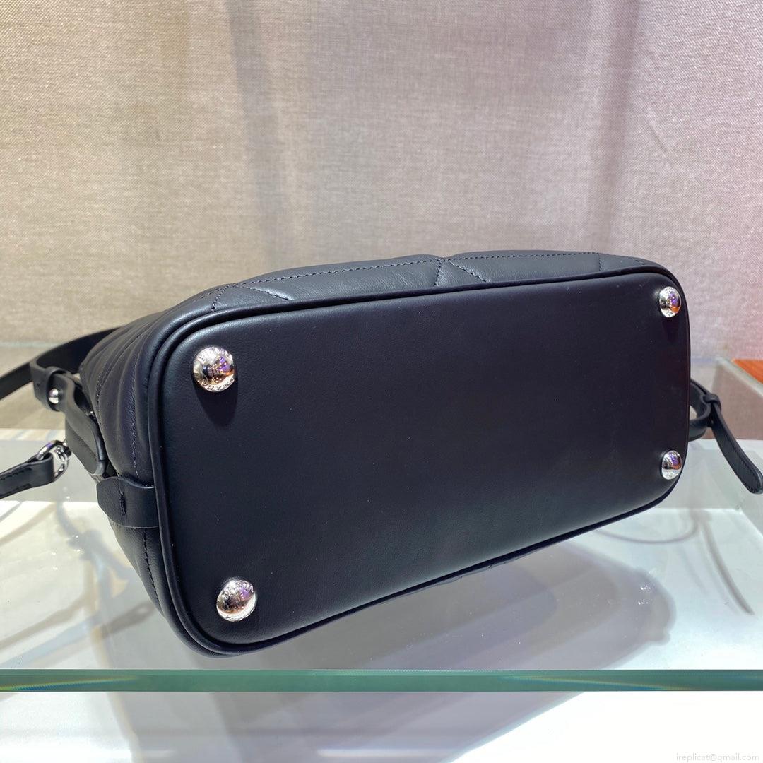 Prada 1BA311 Spectrum Small Leather Top Handle Bag Black
