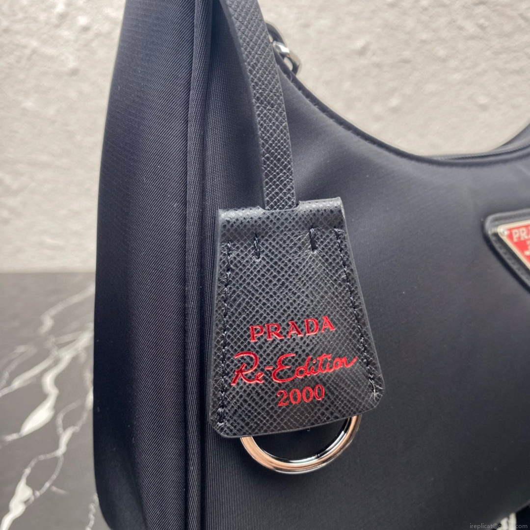 Prada 1NE515 Re-Nylon Re-Edition 2000 mini-bag black red