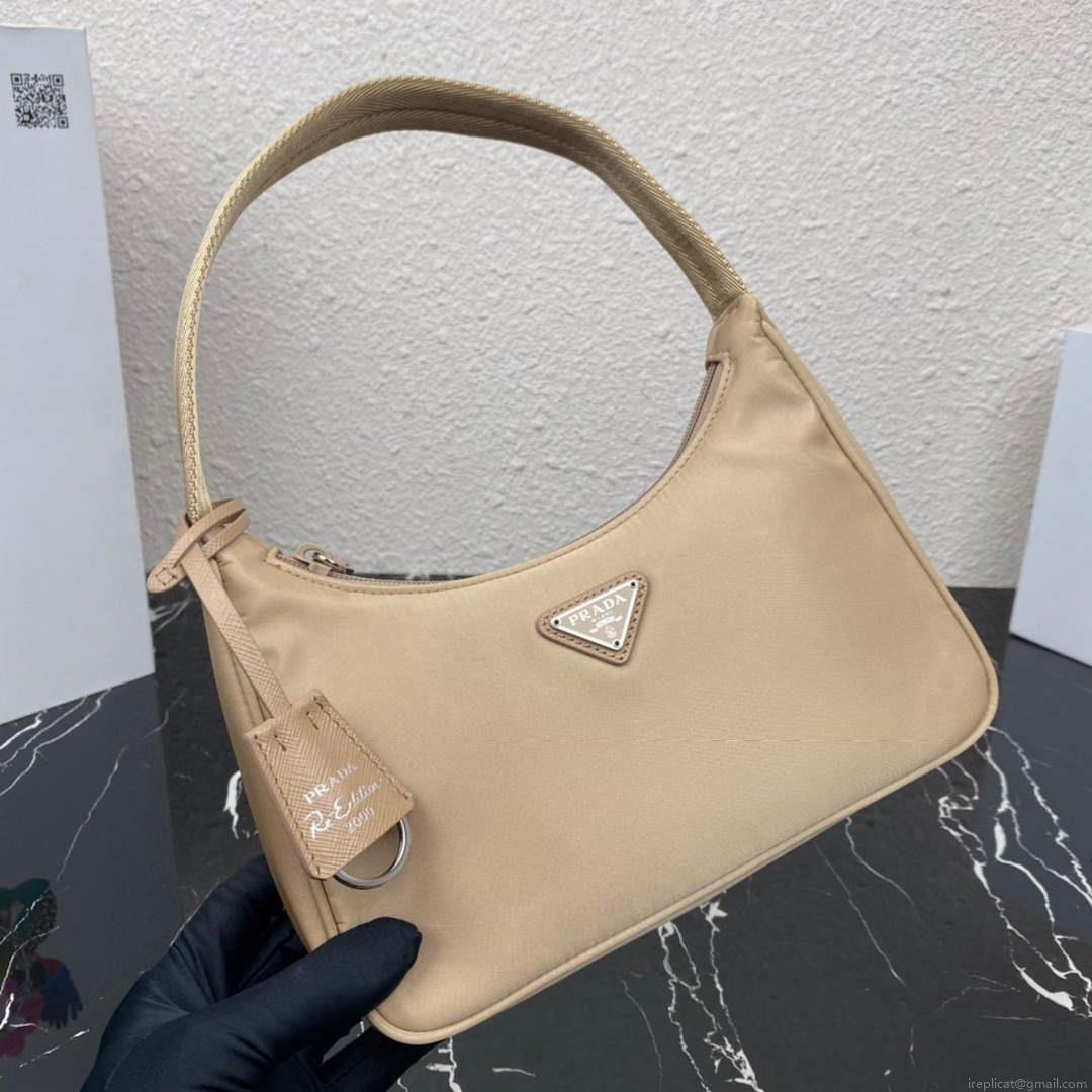 Prada 1NE515 Re-Nylon Re-Edition 2000 mini-bag Dark Apricot