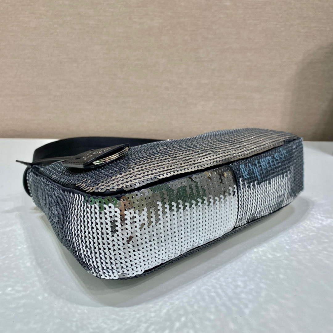 Prada 1NE515 Re-Edition 2000 Re-Nylon mini-bag Silver