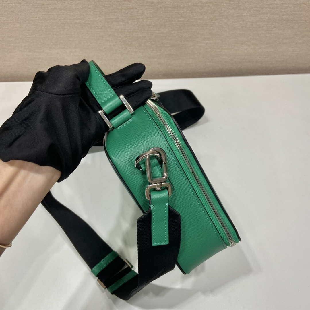 Prada 2VH069 Brique Saffiano leather bag Green