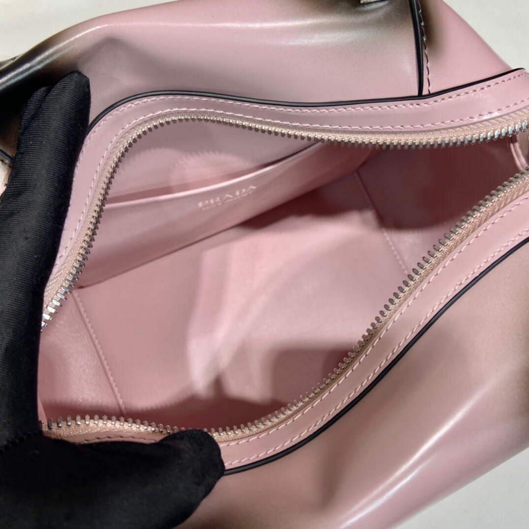 Prada 1BA366 Small brushed leather Prada Supernova handbag Alabaster S