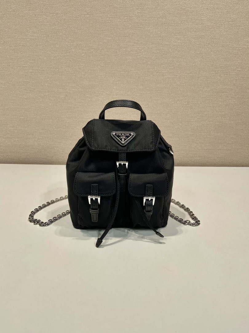Prada 1BH029 Re-Nylon mini backpack Black