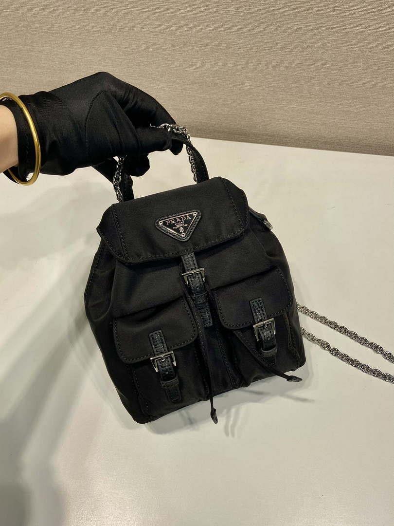 Prada 1BH029 Re-Nylon mini backpack Black