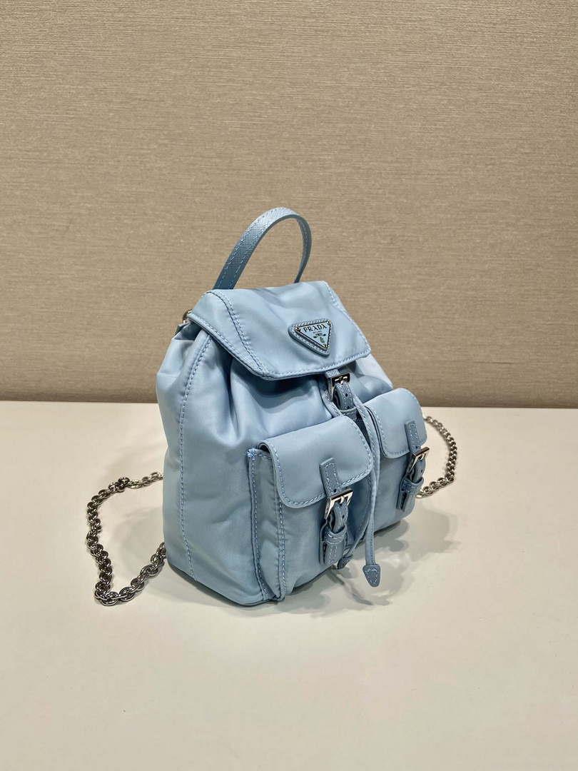 Prada 1BH029 Re-Nylon mini backpack Blue