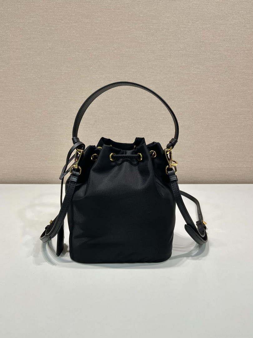 Prada 1BE067 Re-Nylon Satin mini-bag Black