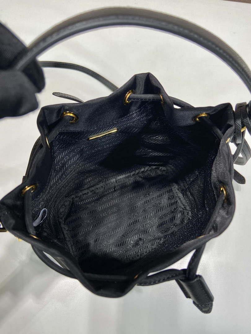 Prada 1BE067 Re-Nylon Satin mini-bag Black