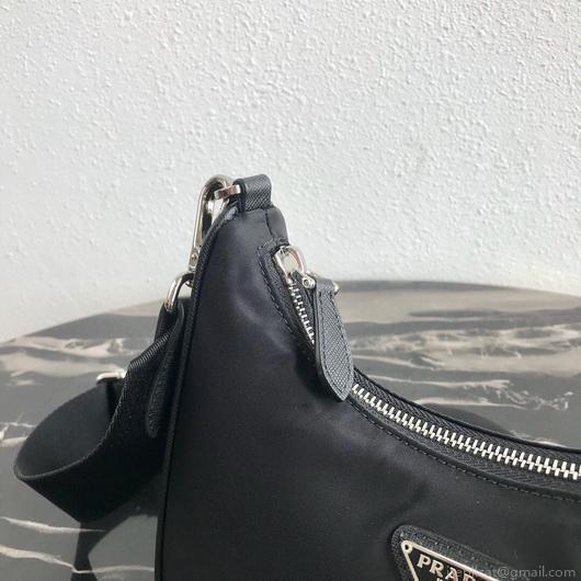 Prada 1BH204 Prada Re-Edition 2005 Nylon Bag Black