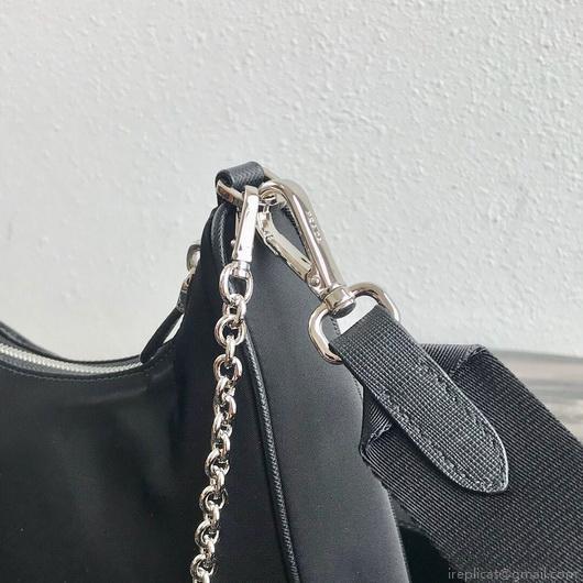 Prada 1BH204 Prada Re-Edition 2005 Nylon Bag Black