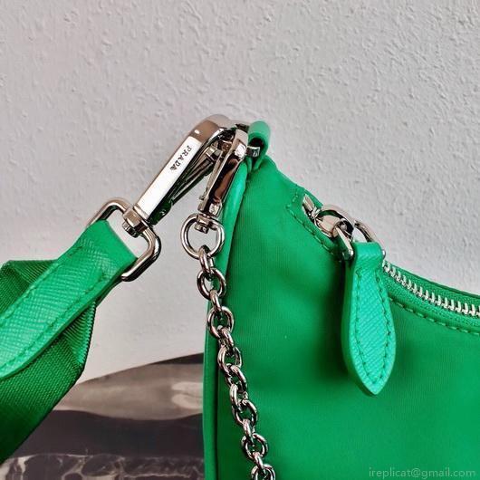 Prada 1BH204 Prada Re-Edition 2005 Nylon Bag Green