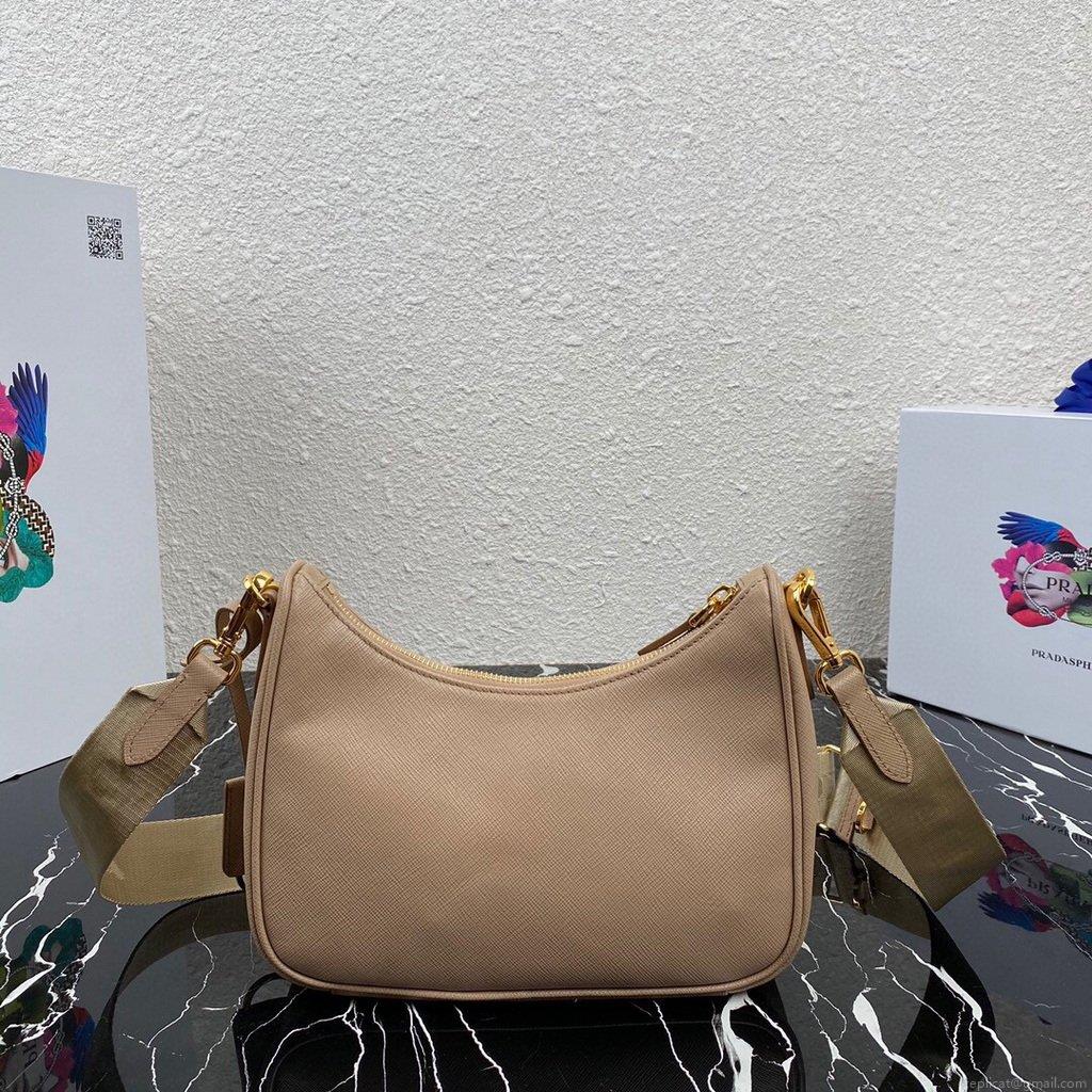 Prada 1BH204 Prada Re-Edition 2005 Saffiano leather Bag in Apricot