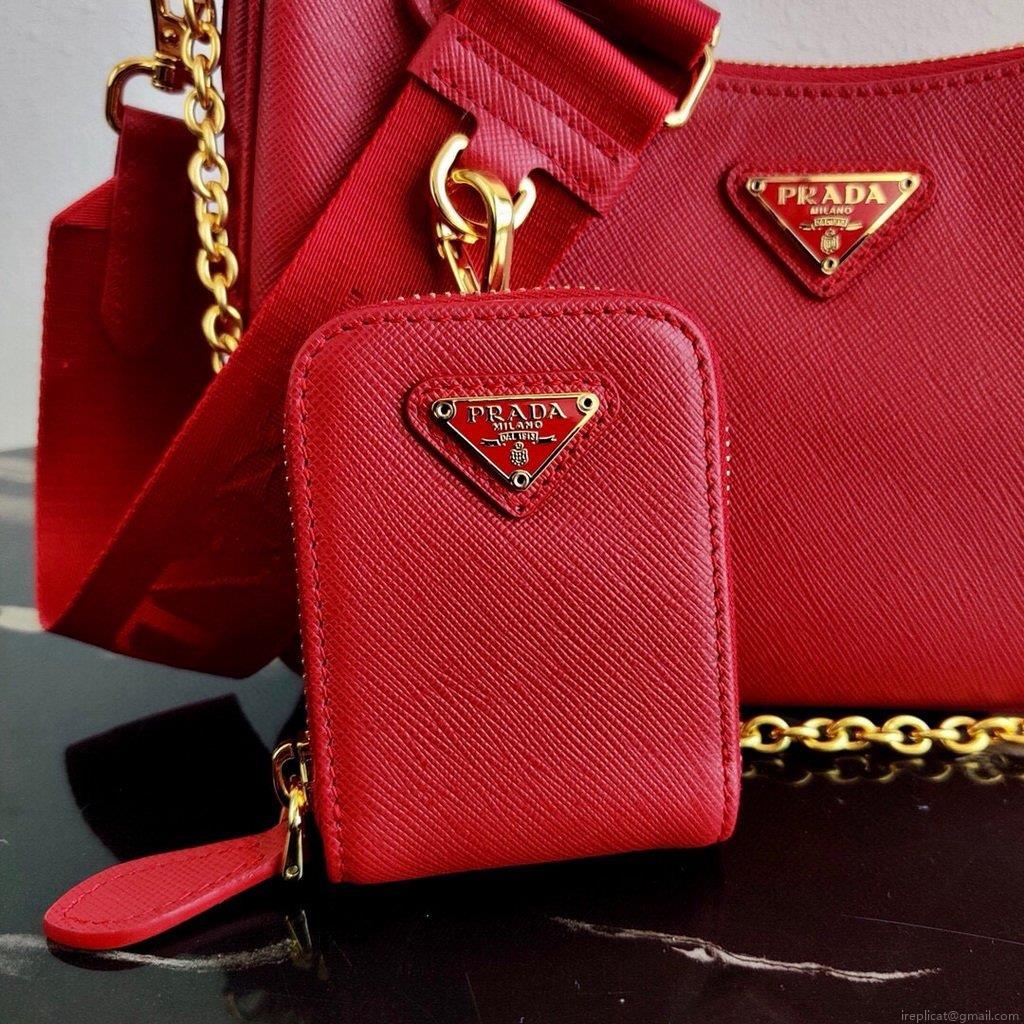Prada 1BH204 Prada Re-Edition 2005 Saffiano leather Bag in Red