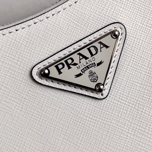 Prada 1BH204 Prada Re-Edition 2005 Saffiano leather Bag in White Silver