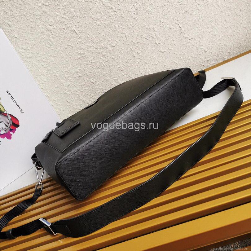 Prada 2VG044 Saffiano Leather Tote Bag in Black