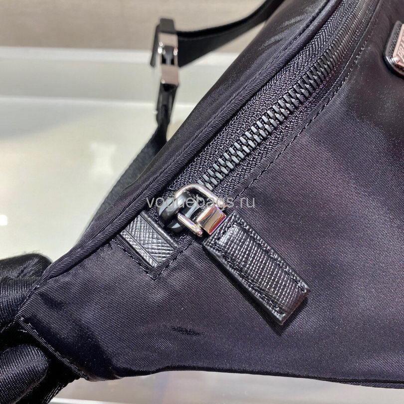 Prada 2VL033 Nylon and Saffiano leather belt Bag in Black
