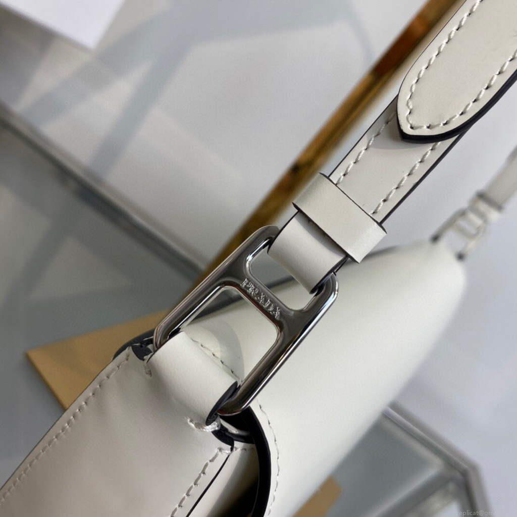 Prada Brushed leather Prada Femme 1BD323 White