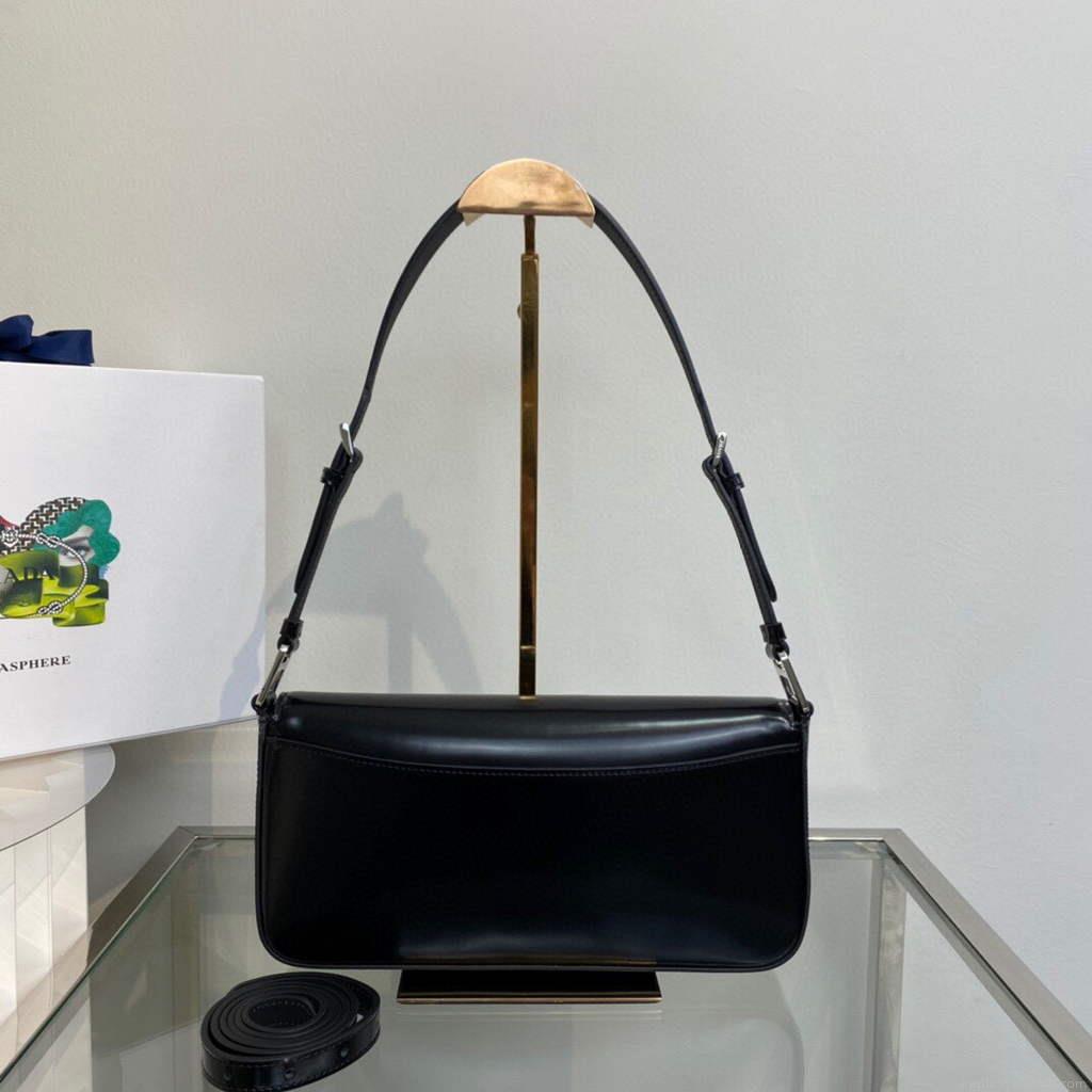 Prada Brushed leather Prada Femme 1BD323 Black
