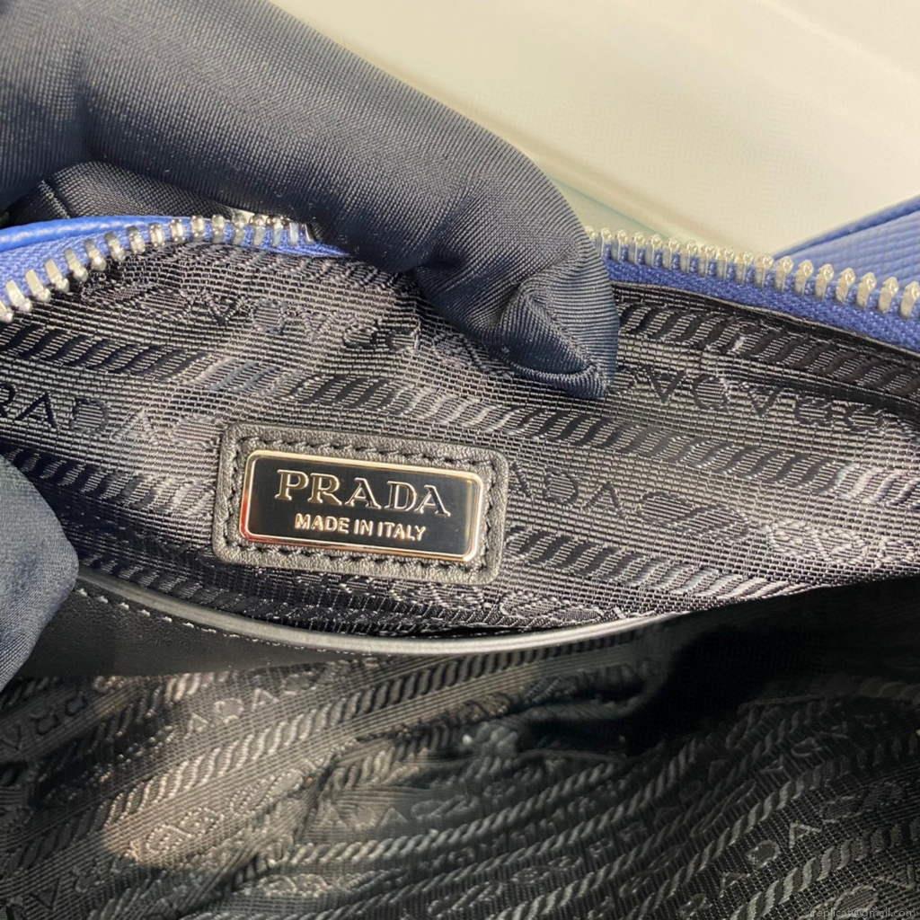 Prada Saffiano Prada Triangle bag 2VH155 Blue