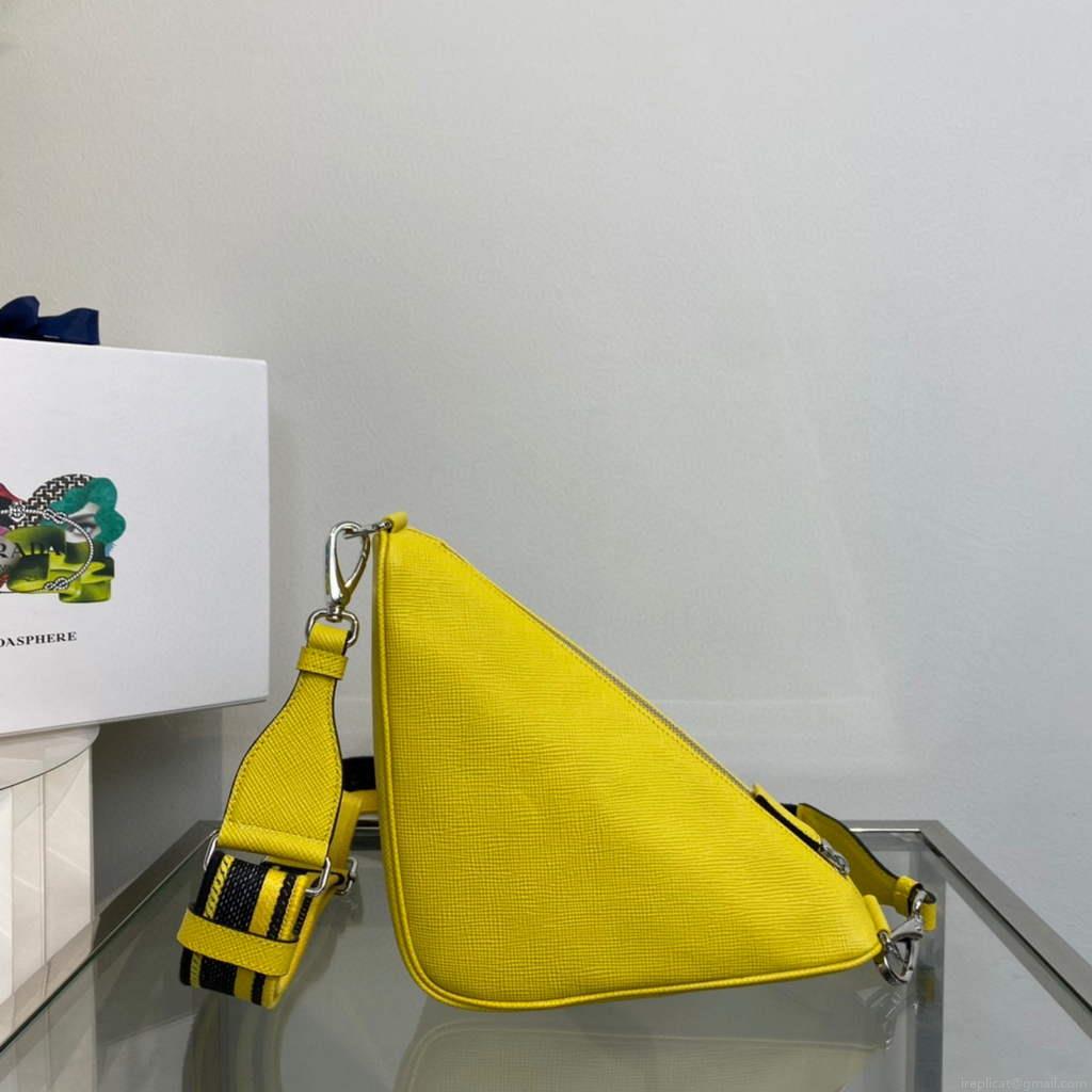 Prada Saffiano Prada Triangle bag 2VH155 Yellow