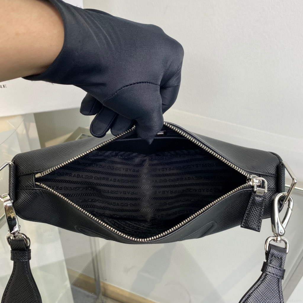 Prada Saffiano Prada Triangle bag 2VH155 Black