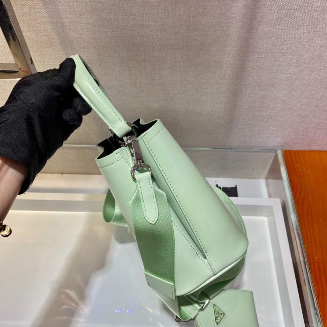Prada Panier ostrich leather 1BA319 Bag Green