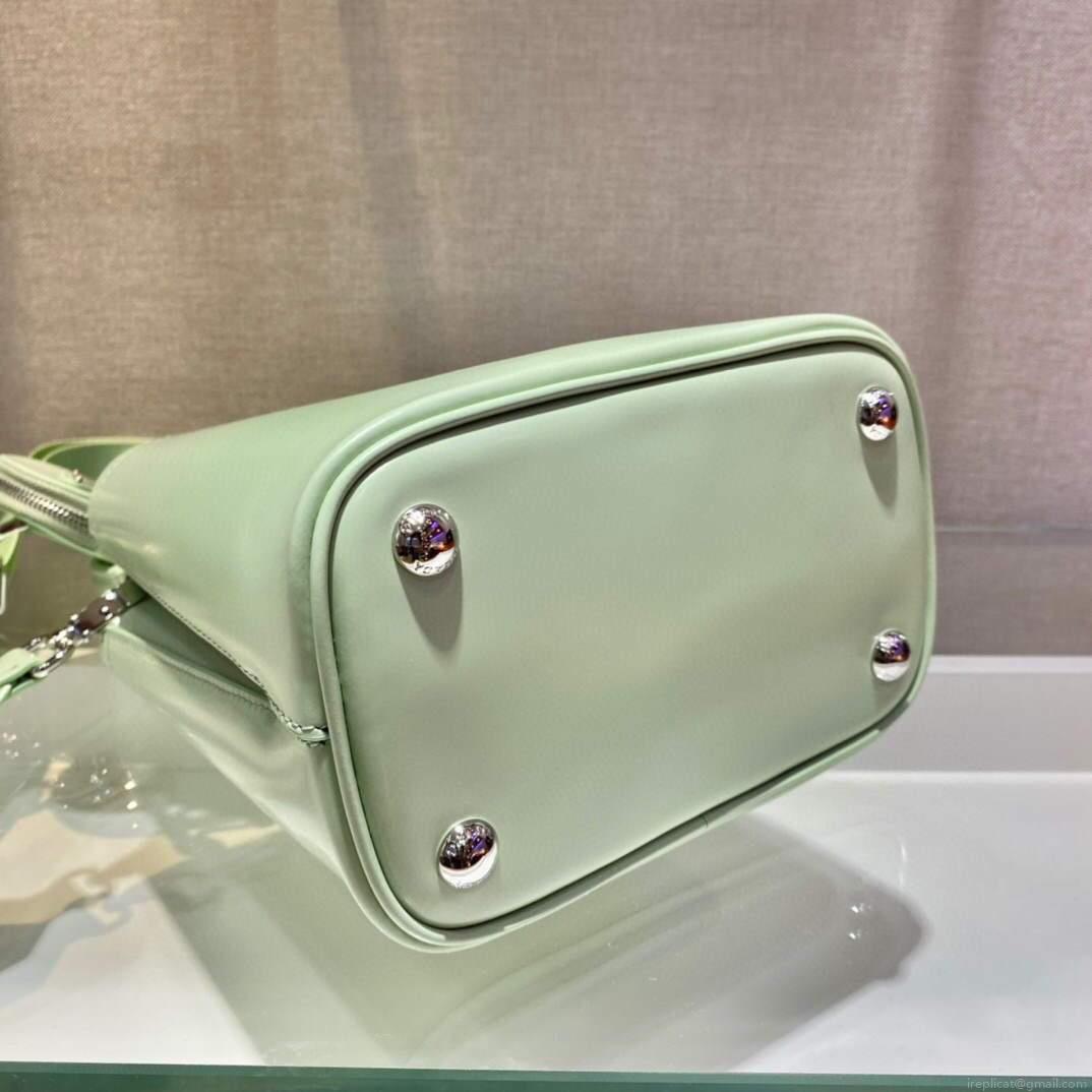 Prada Panier ostrich leather 1BA319 Bag Green