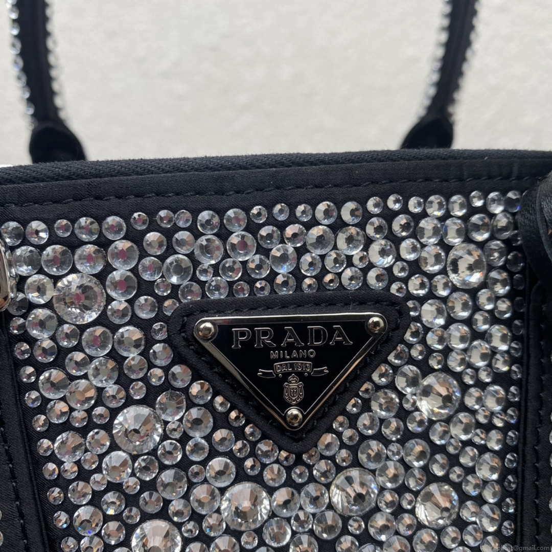 Prada 1BA896 Prada Galleria Saffiano leather small bag Black