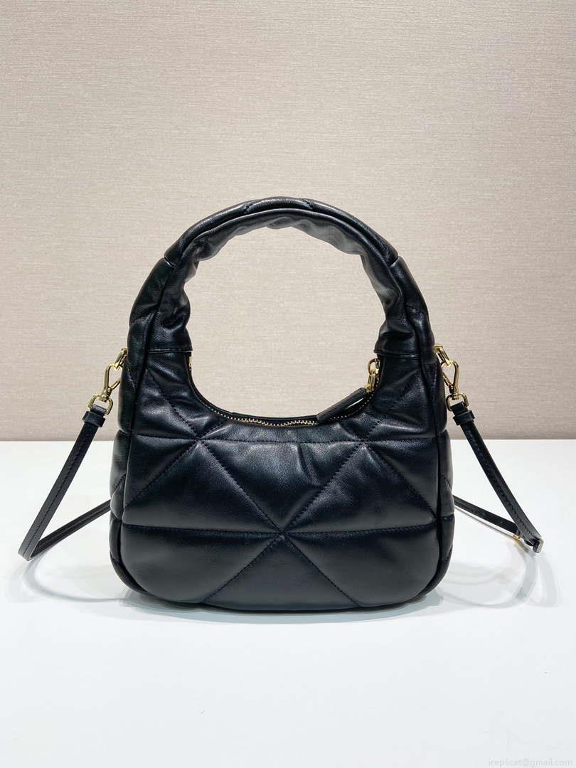 Prada 1BA384 Nappa-leather mini bag with topstitching