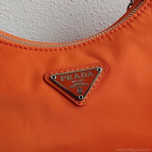 Prada 1BH204 Prada Re-Edition 2005 Nylon Bag Orange