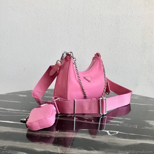 Prada 1BH204 Prada Re-Edition 2005 Nylon Bag Pink