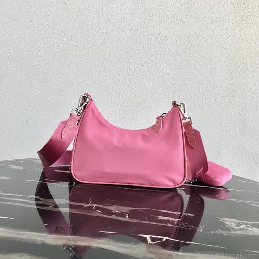 Prada 1BH204 Prada Re-Edition 2005 Nylon Bag Pink